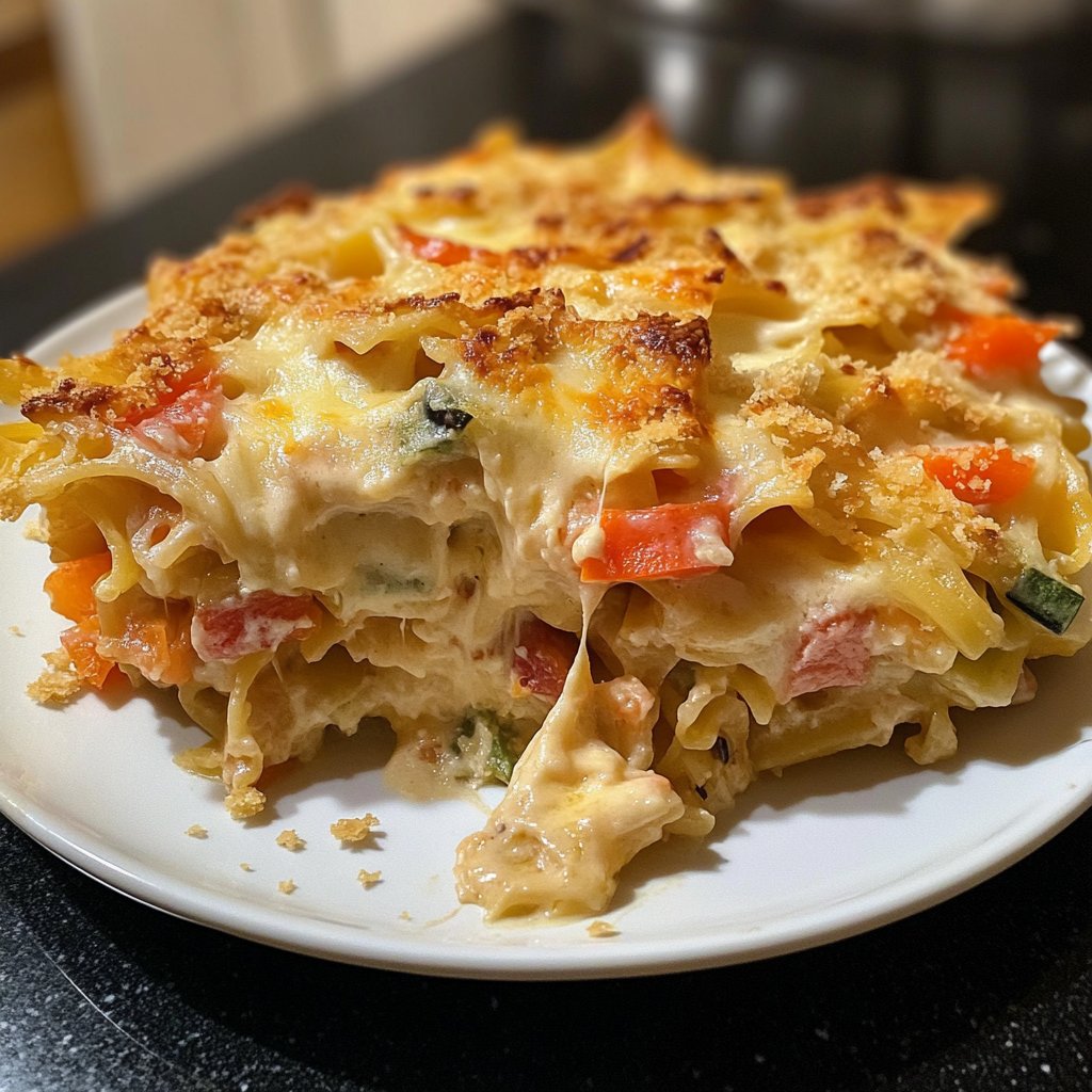 Nudelauflauf für die Familie