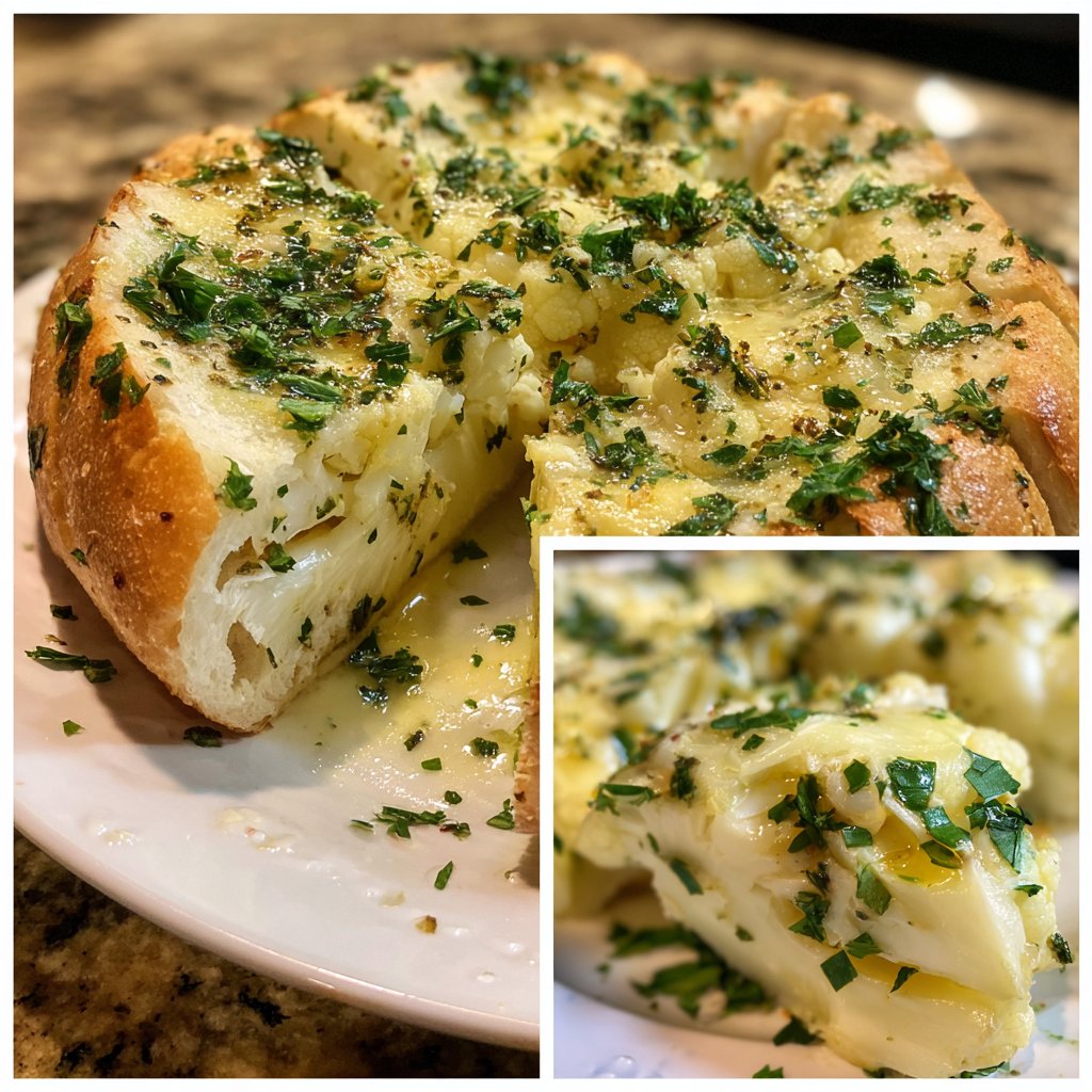 Blumenkohl mit Knoblauchbutter