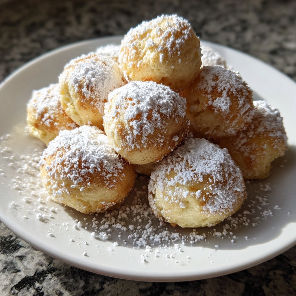 Quarkbällchen ohne Frittieren