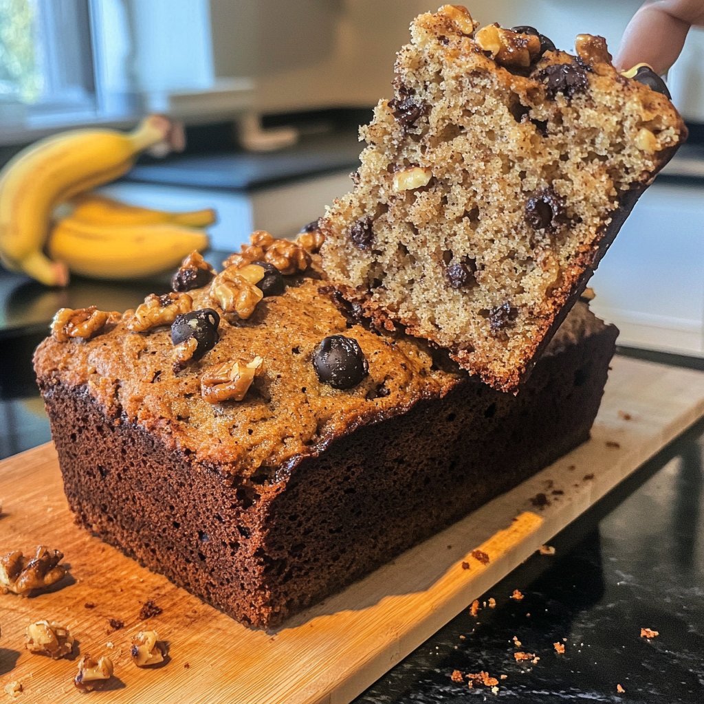 Einfaches Bananenbrot