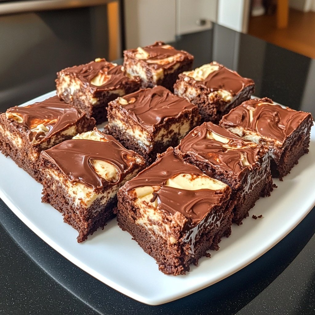 Frischkäse-Brownies