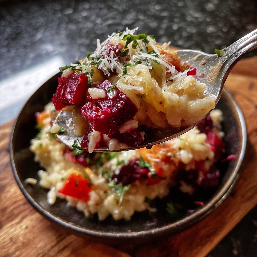 Risotto mit Roter Bete
