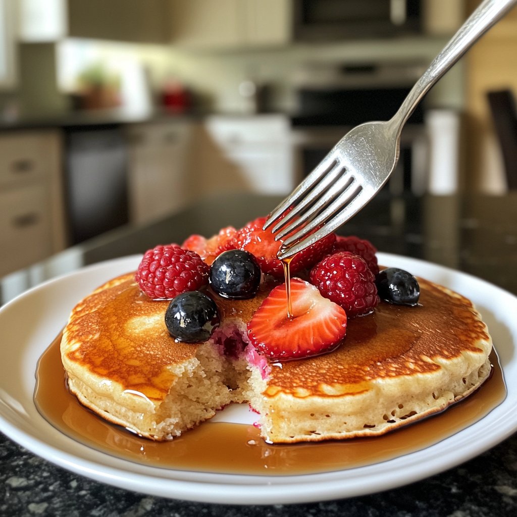 Pfannkuchen zum Frühstück