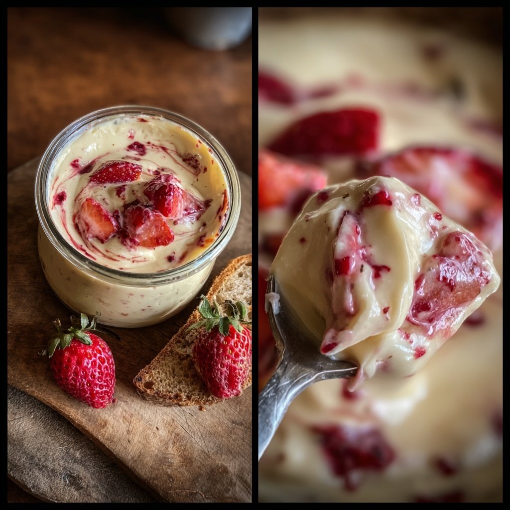 Erdbeer Vanille Creme Mit Beeren